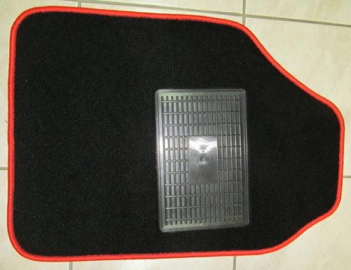 Szövetszőnyeg Fekete/Piros