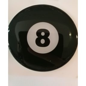 3D-s Fekete nyolcas Biliárd golyó felnimatrica