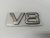 3D logo V8 fém