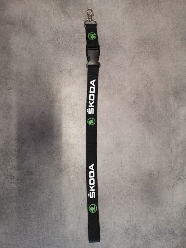 Nyakbaakasztós kulcstartó(nyakpánt) SKODA