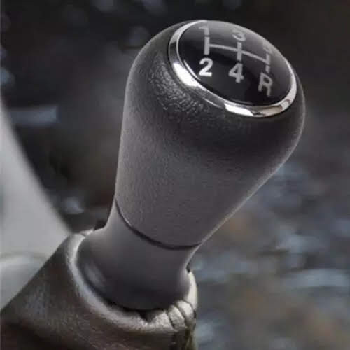 Váltógomb Citroen Peugeot típusokra ezüst/fekete/króm