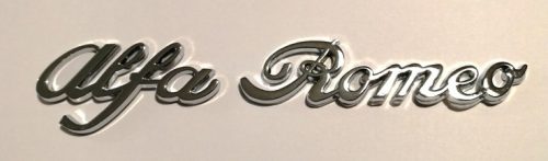 3D logo Alfa Romeo fém feirat 