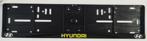 Rendszámtábla keret műgyantázott autómárkás Hyundai