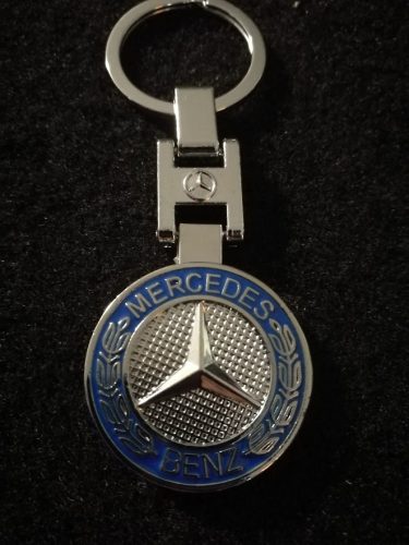 Kulcstartó fém Mercedes óraszíjas kék stílusú