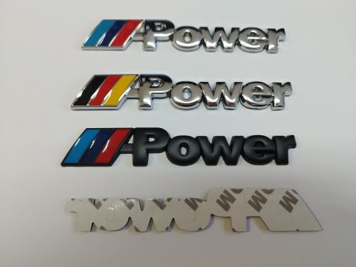3D logo BMW MPOWER több Színben