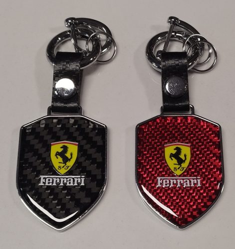 Kulcstartó fém Ferrari Carbon
