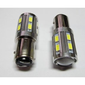 1157/BA15D 2polusú 16SMD ledes Fehér 