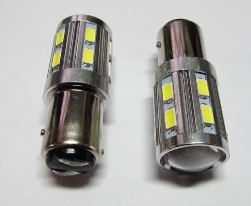 1157/BA15D 2polusú 16SMD ledes Fehér 
