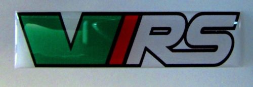 3D-s Skoda VRS logo matrica