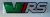 3D-s Skoda VRS logo matrica