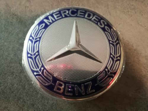 Alufelni felniközép kupak 74mm/69mm Mercedes Blue
