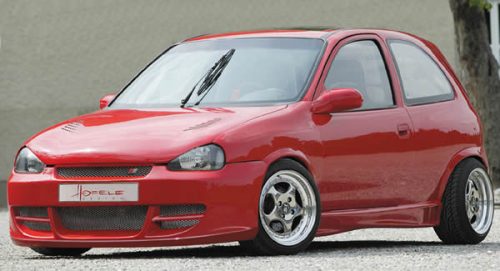 Opel Corsa-B üvegszálas motorháztető