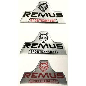 3D-s REMUS logo matrica