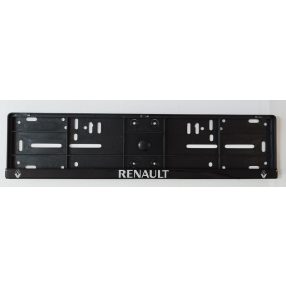 Rendszámtábla keret műgyantázott autómárkás Renault