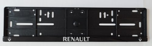 Rendszámtábla keret műgyantázott autómárkás Renault