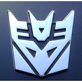 3D logo Transformers Decepticons (Álcák)