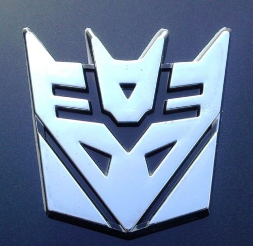 3D logo Transformers Decepticons (Álcák)