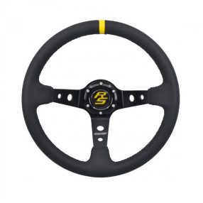 Műbőr sportkormány mélyagyas