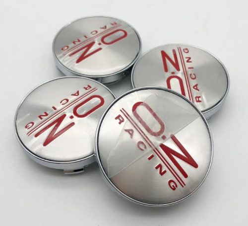 Alufelni felniközép kupak 60mm/56mm Red O.Z Racing silver/red